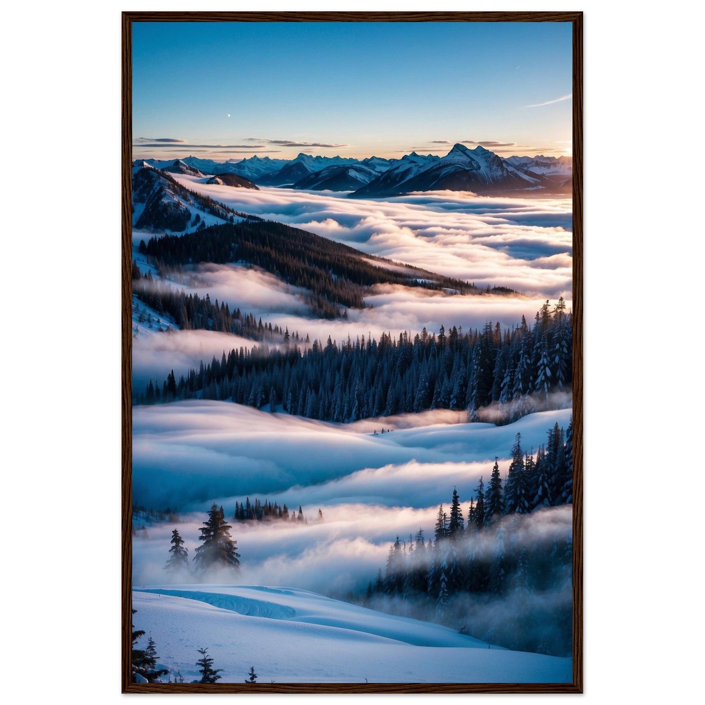 Premium Matte Paper Wooden Framed Poster
