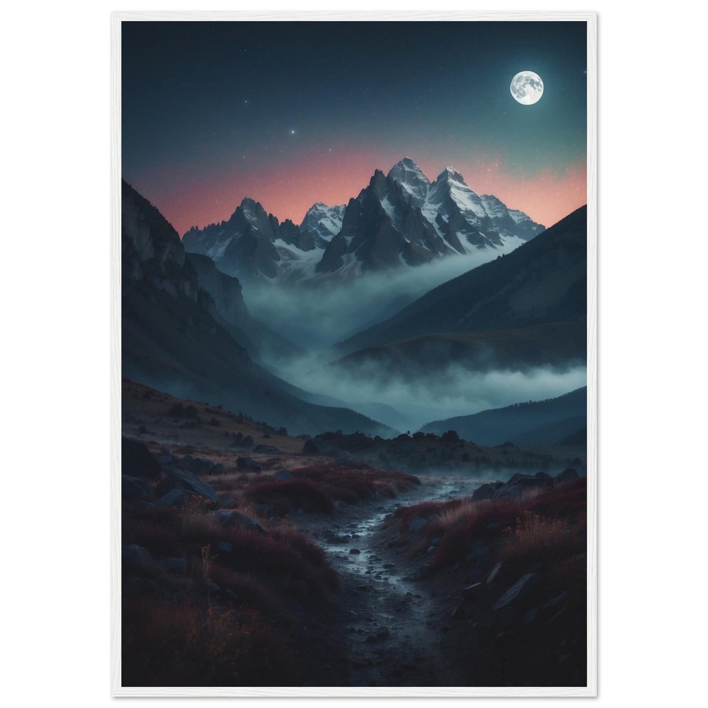 Premium Matte Paper Wooden Framed Poster