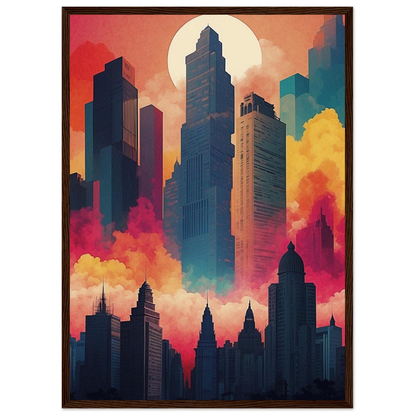 Premium Matte Paper Wooden Framed Poster