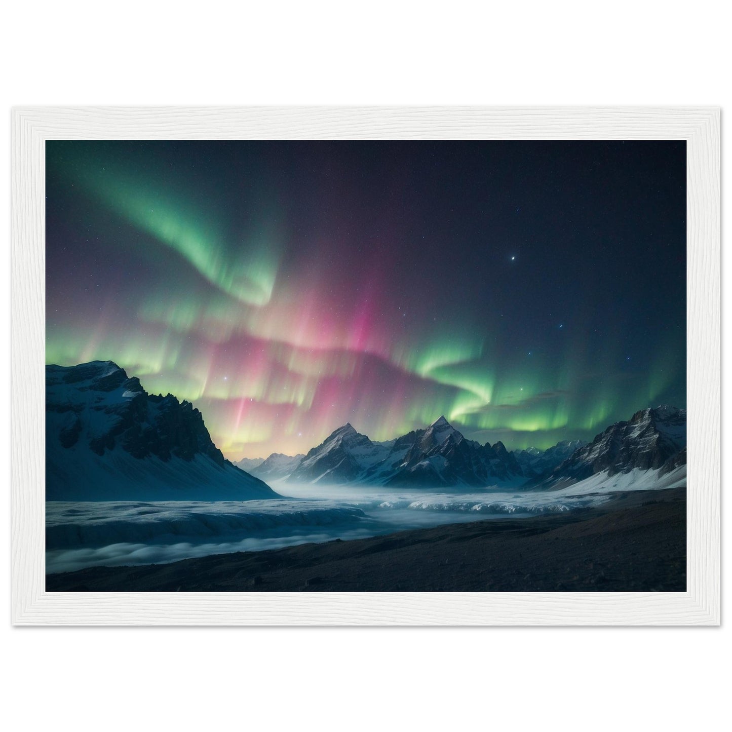 Premium Matte Paper Wooden Framed Poster