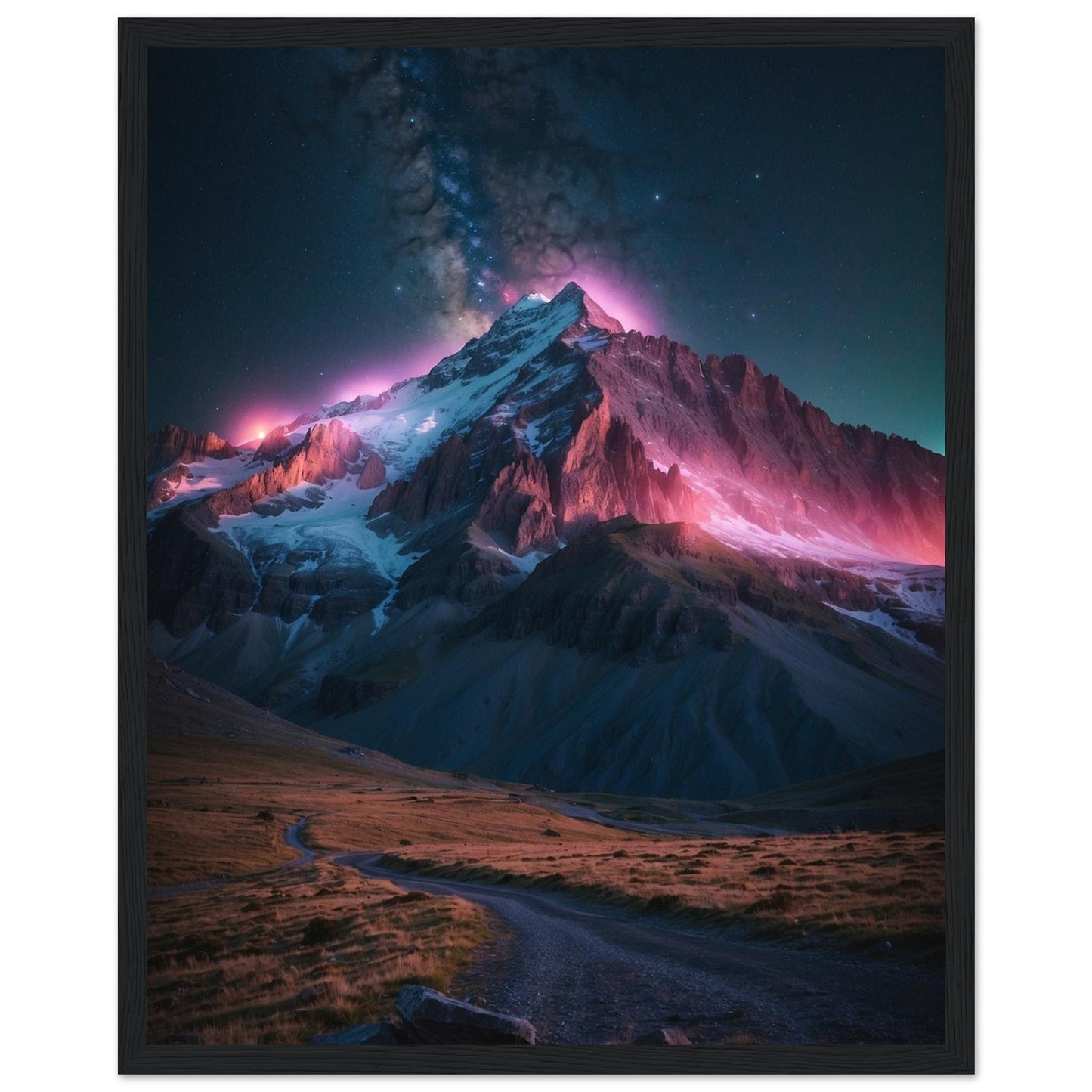 Premium Matte Paper Wooden Framed Poster