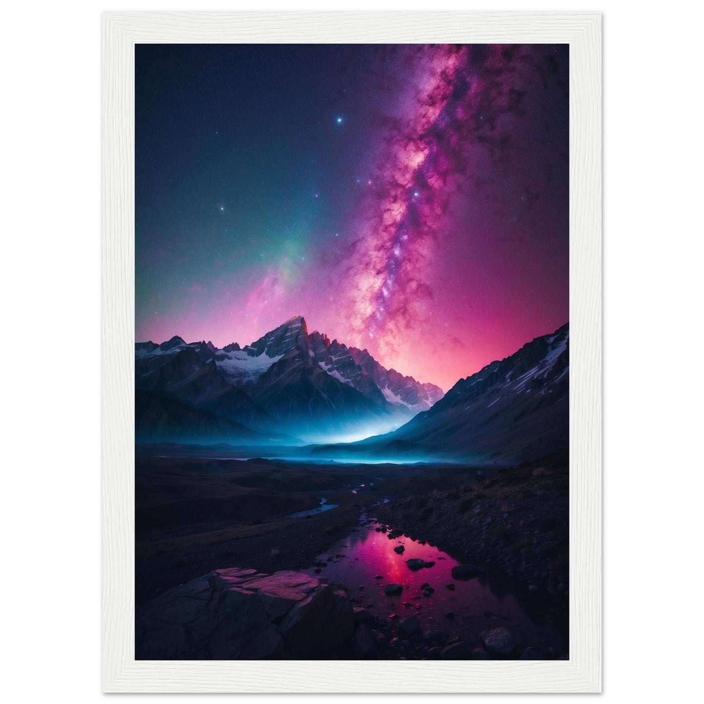 Premium Matte Paper Wooden Framed Poster
