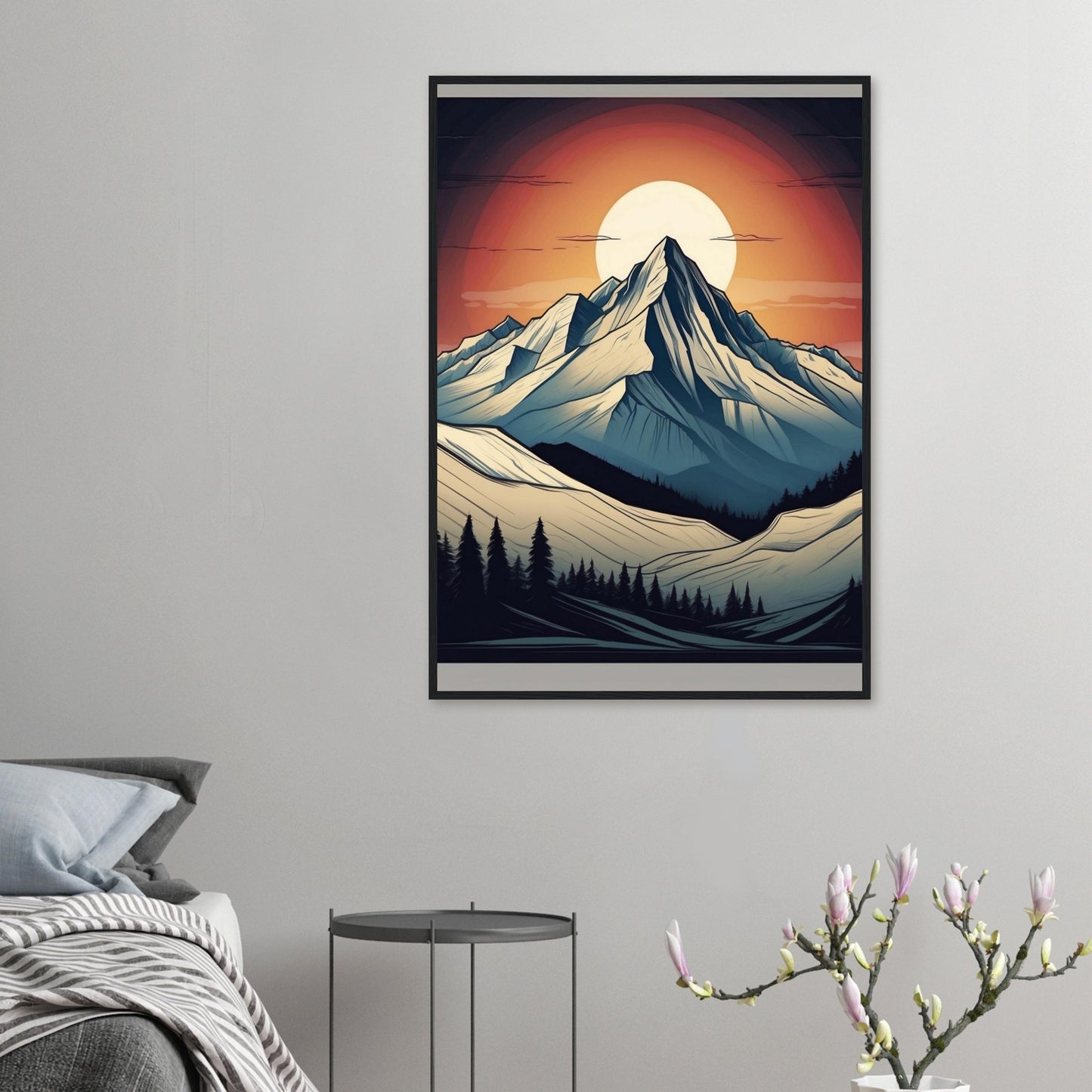 Premium Matte Paper Wooden Framed Poster