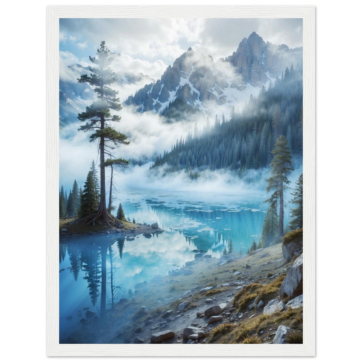 Premium Matte Paper Wooden Framed Poster
