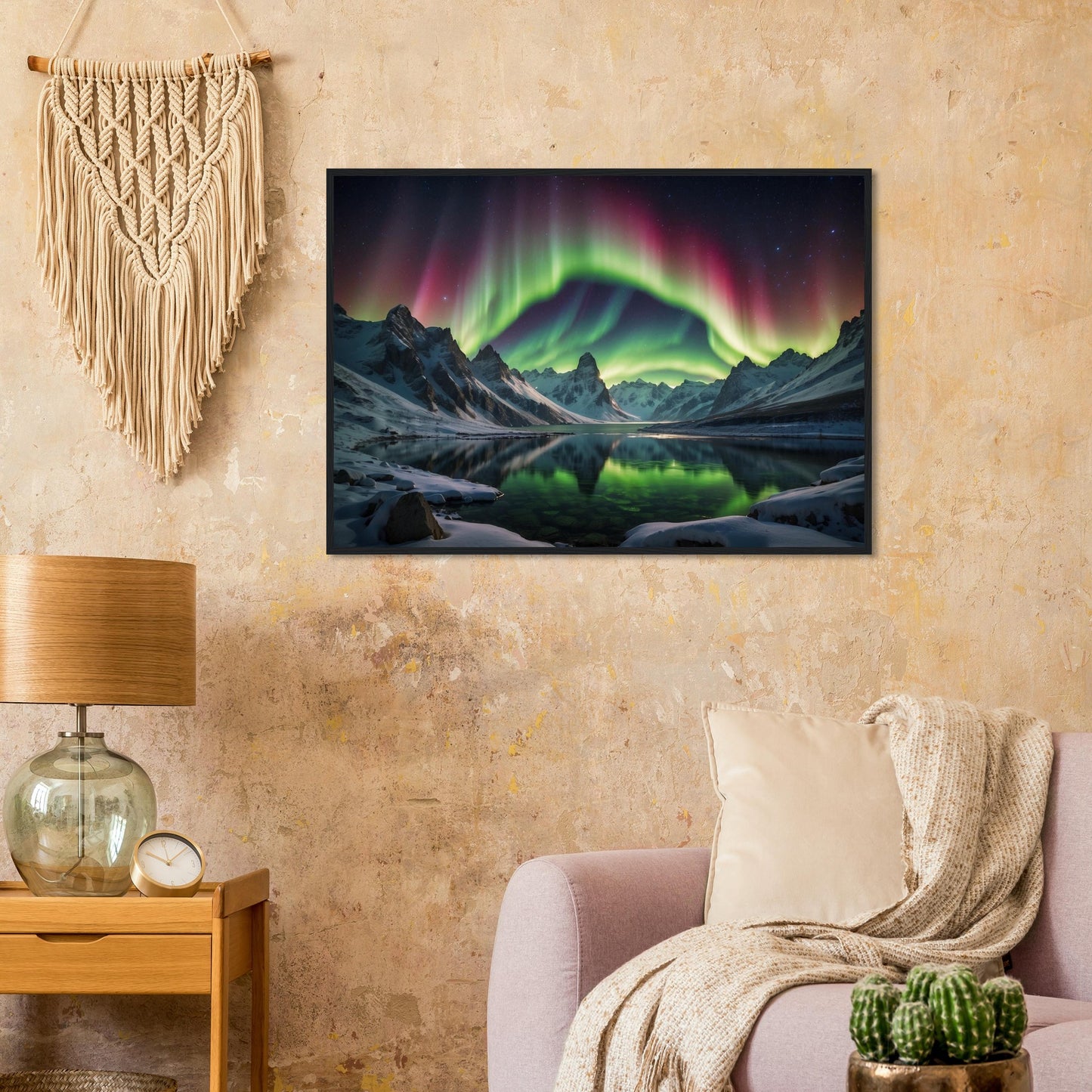 Premium Matte Paper Wooden Framed Poster