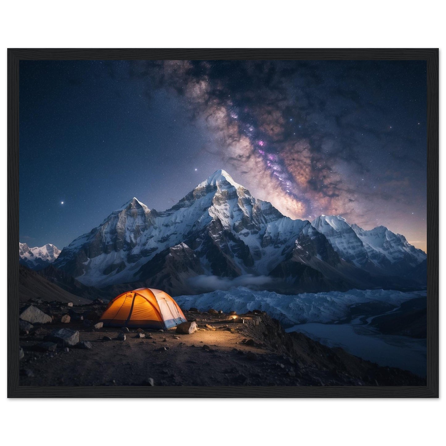 Premium Matte Paper Wooden Framed Poster