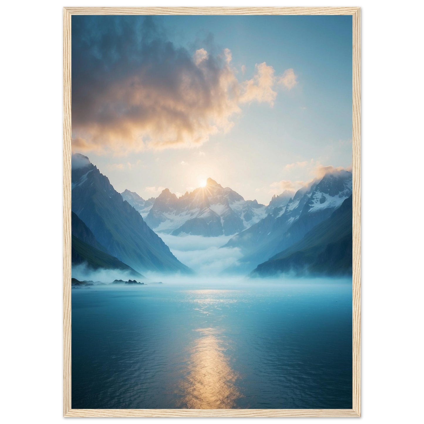 Premium Matte Paper Wooden Framed Poster