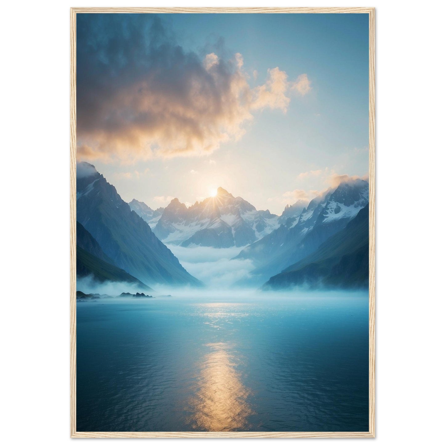 Premium Matte Paper Wooden Framed Poster