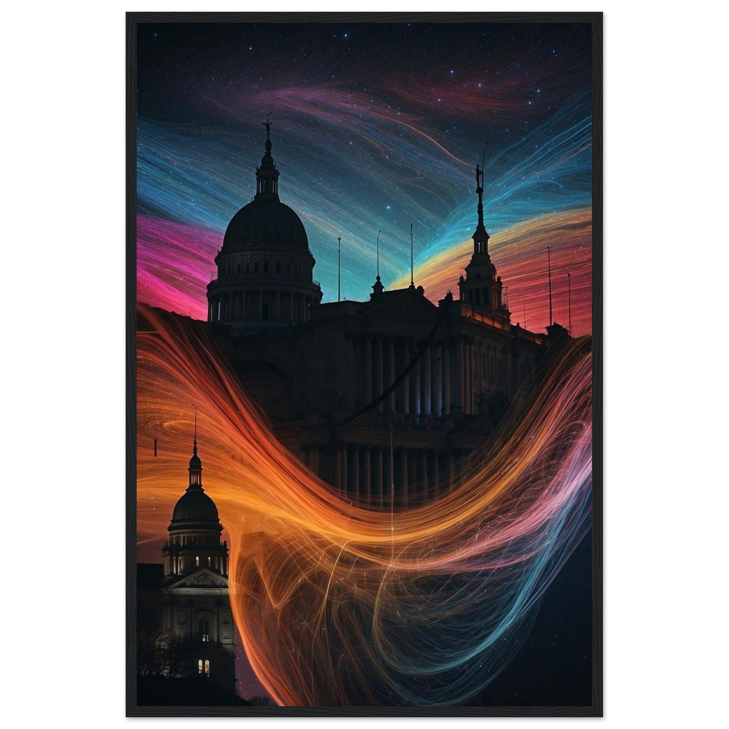 Premium Matte Paper Wooden Framed Poster