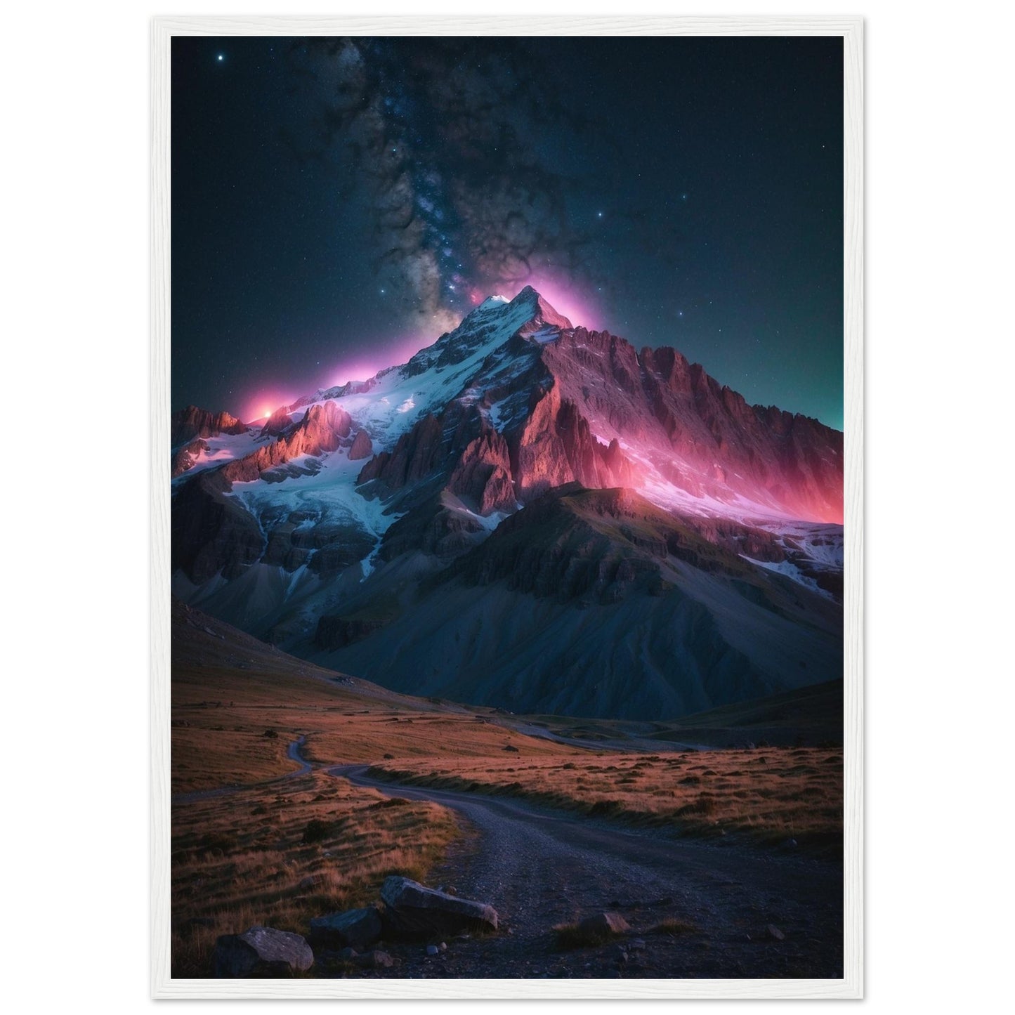 Premium Matte Paper Wooden Framed Poster