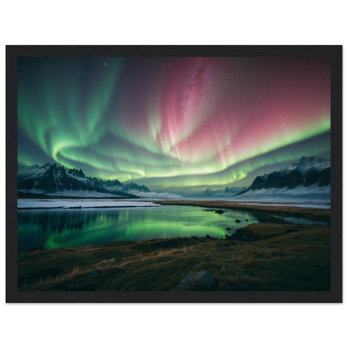 Premium Matte Paper Wooden Framed Poster