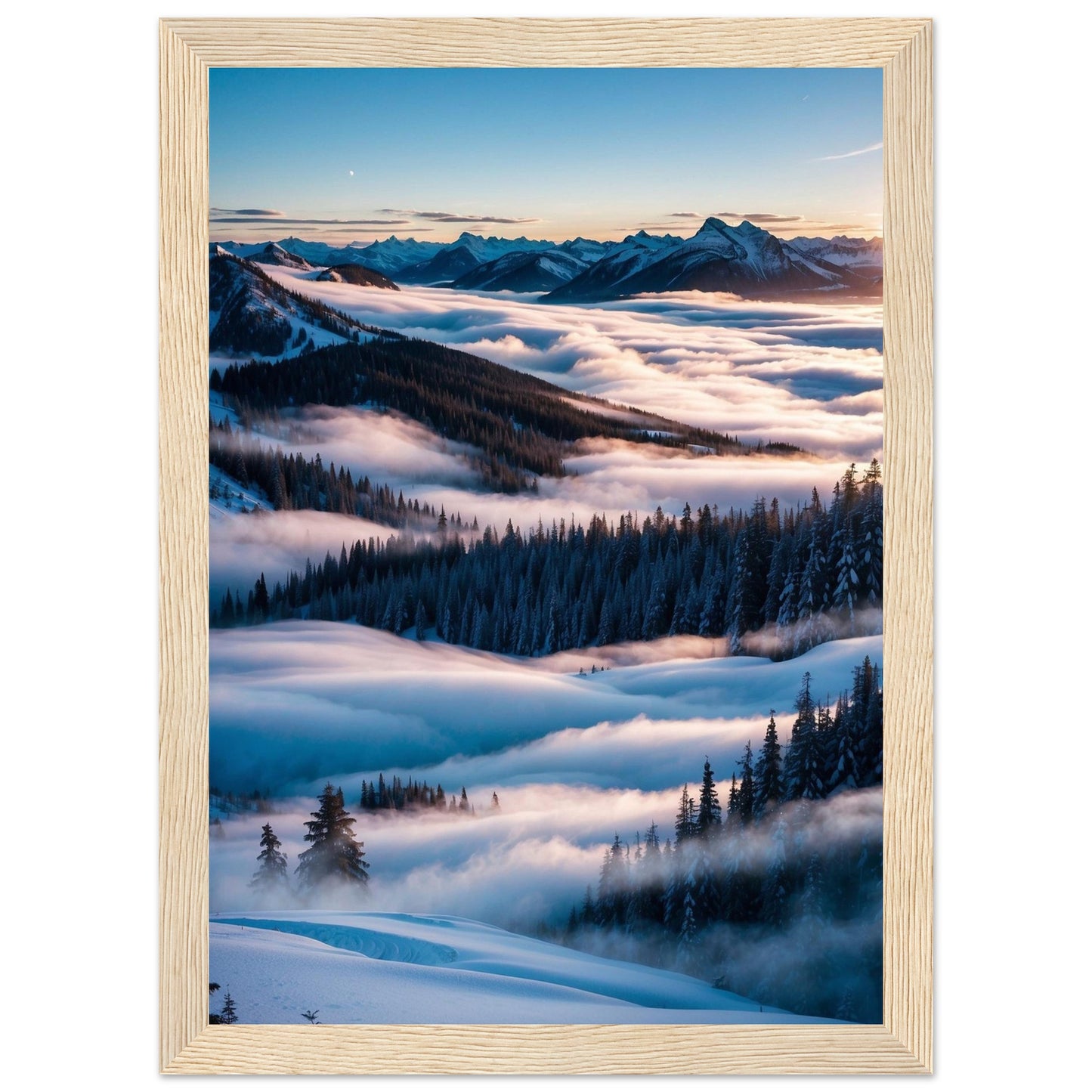 Premium Matte Paper Wooden Framed Poster