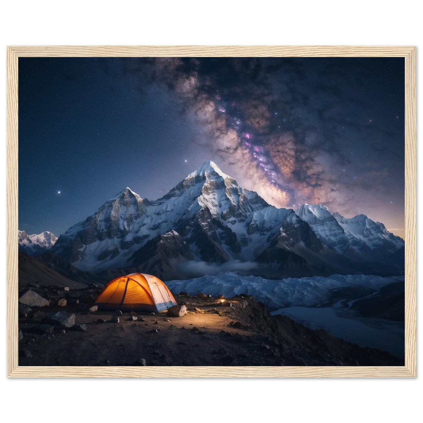 Premium Matte Paper Wooden Framed Poster