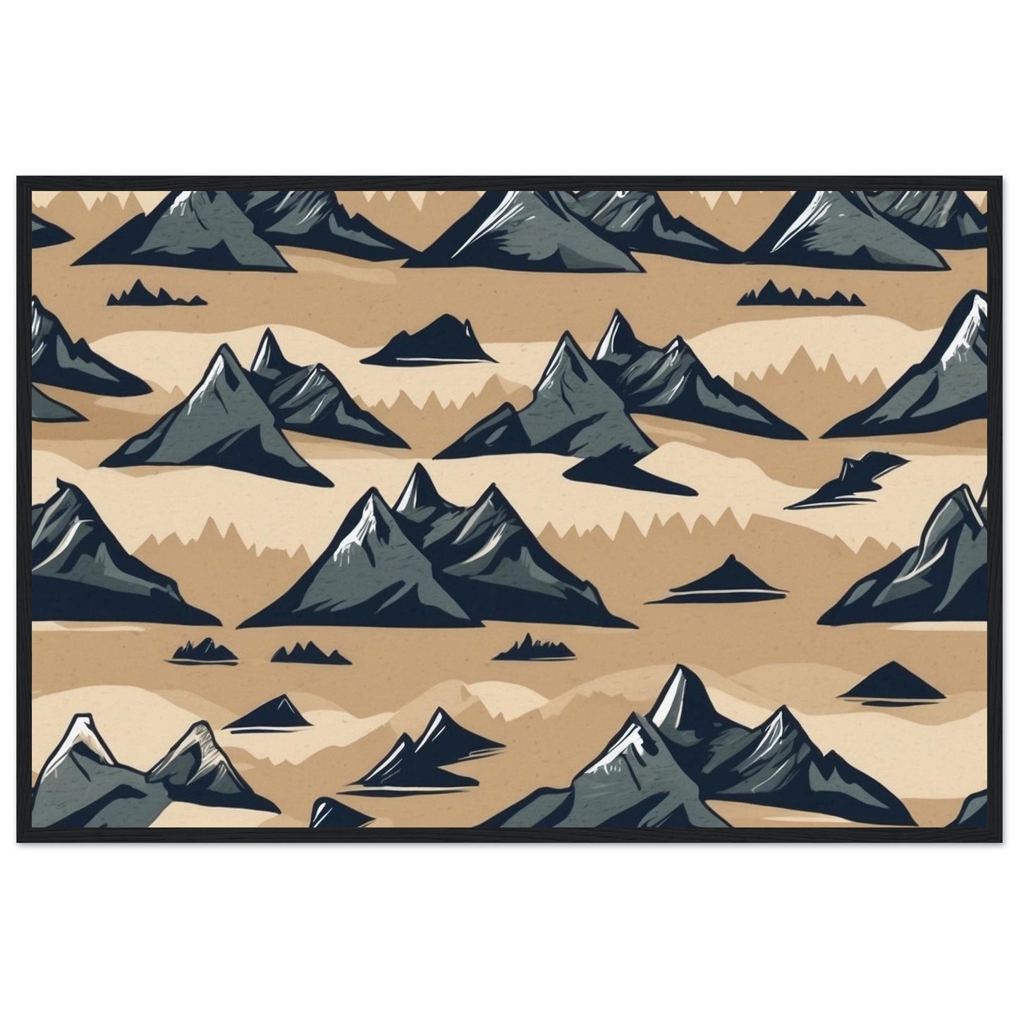 Premium Matte Paper Wooden Framed Poster