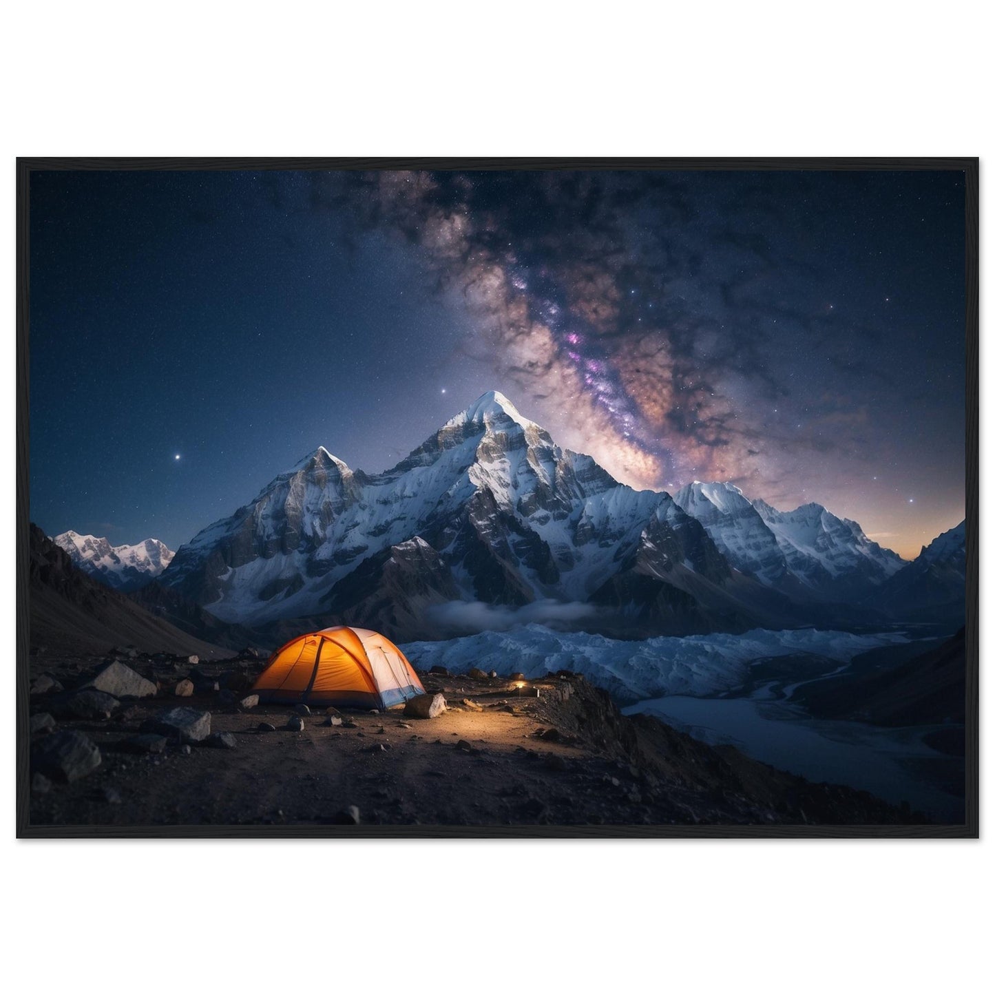 Premium Matte Paper Wooden Framed Poster