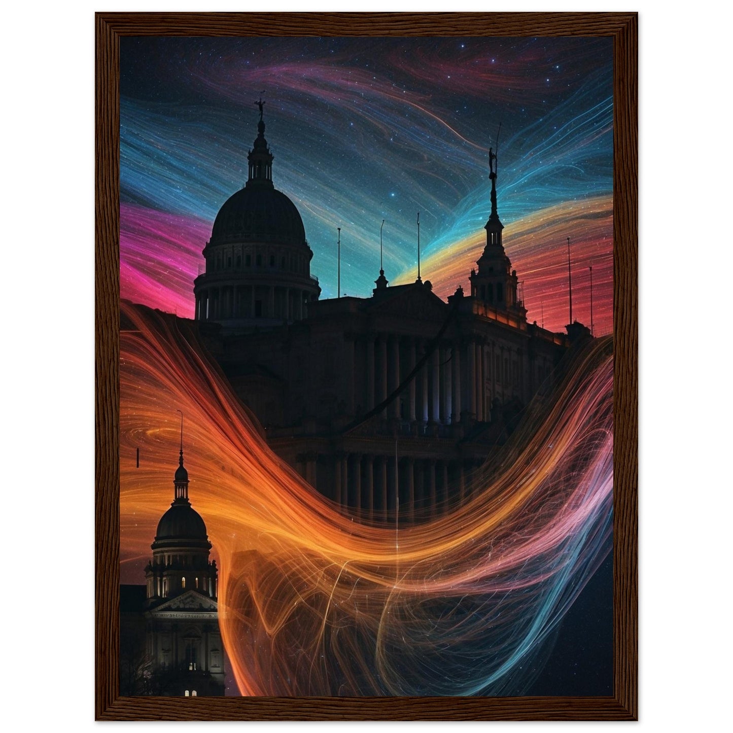 Premium Matte Paper Wooden Framed Poster