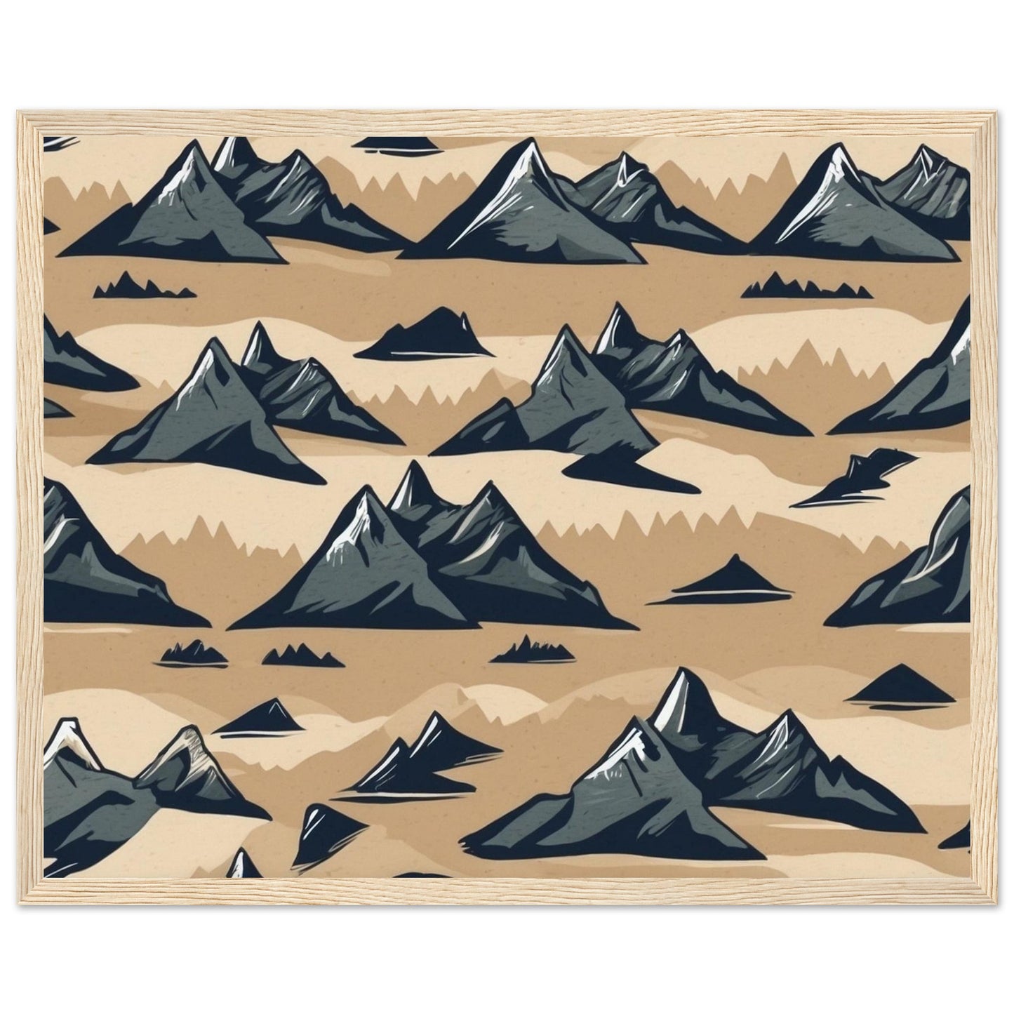 Premium Matte Paper Wooden Framed Poster