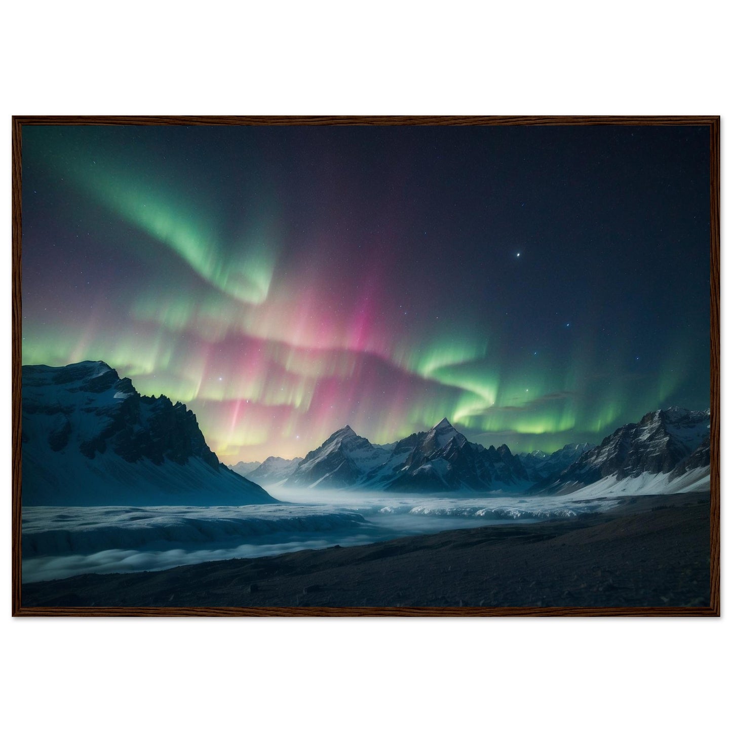 Premium Matte Paper Wooden Framed Poster
