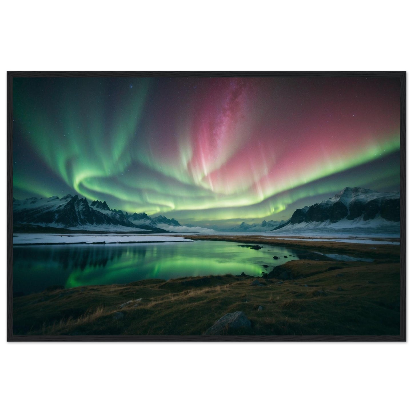 Premium Matte Paper Wooden Framed Poster