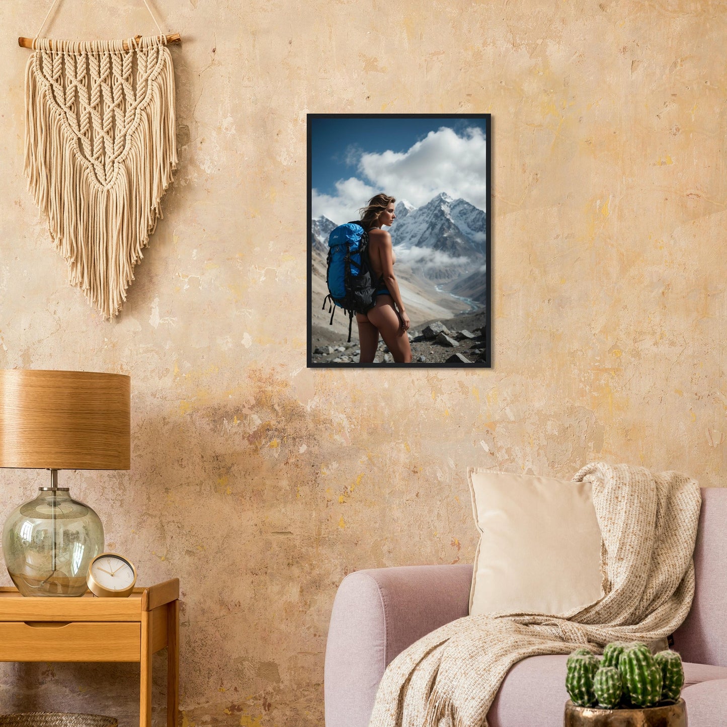 Premium Matte Paper Wooden Framed Poster