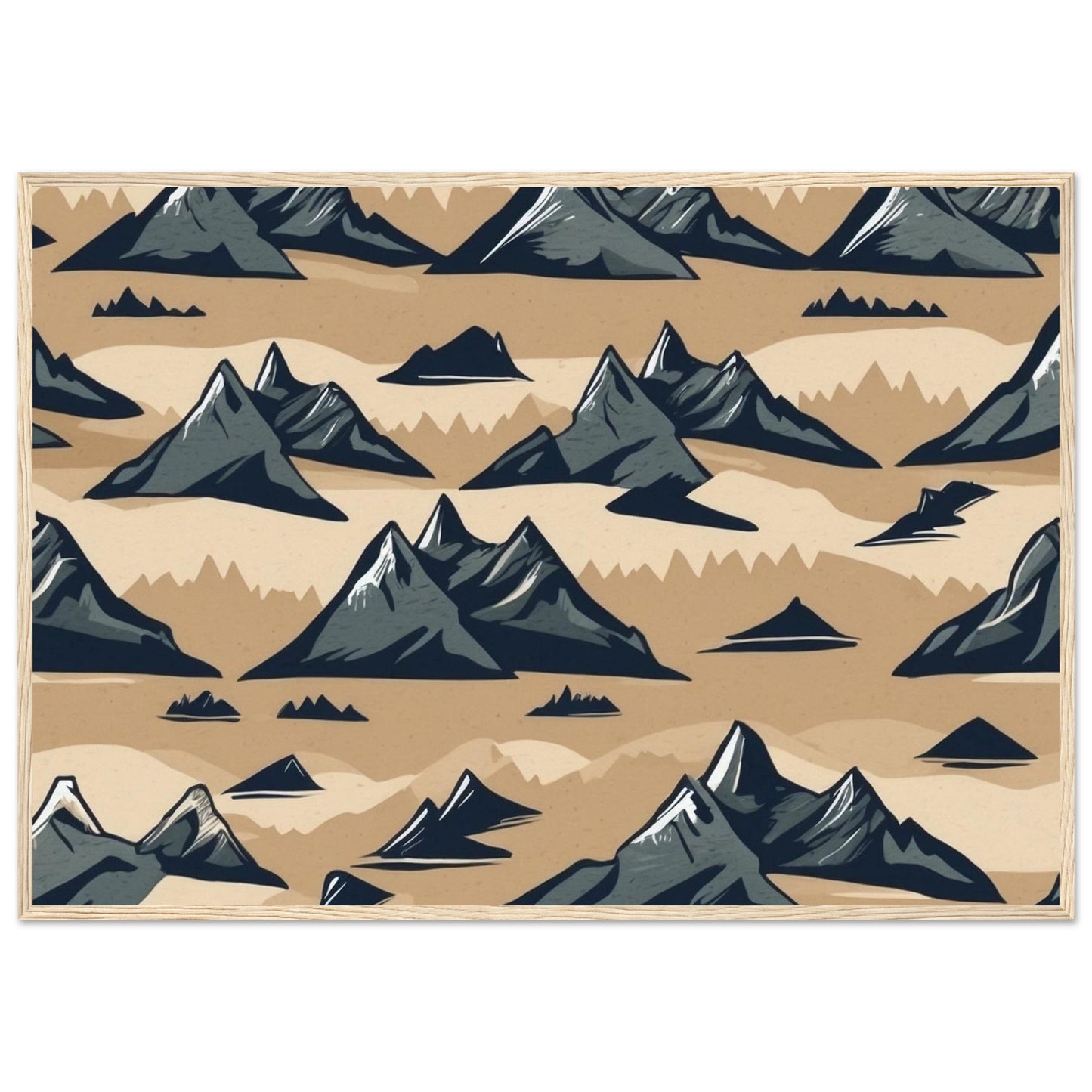 Premium Matte Paper Wooden Framed Poster