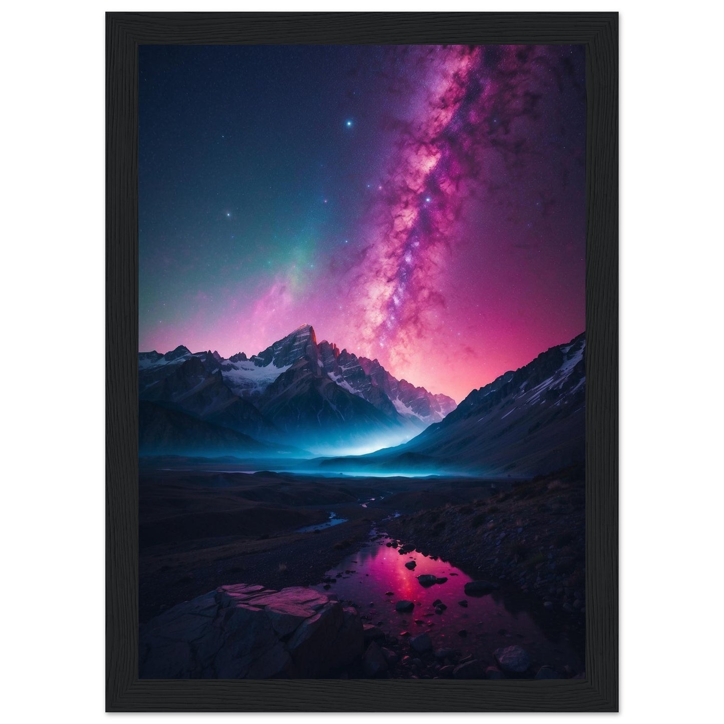Premium Matte Paper Wooden Framed Poster