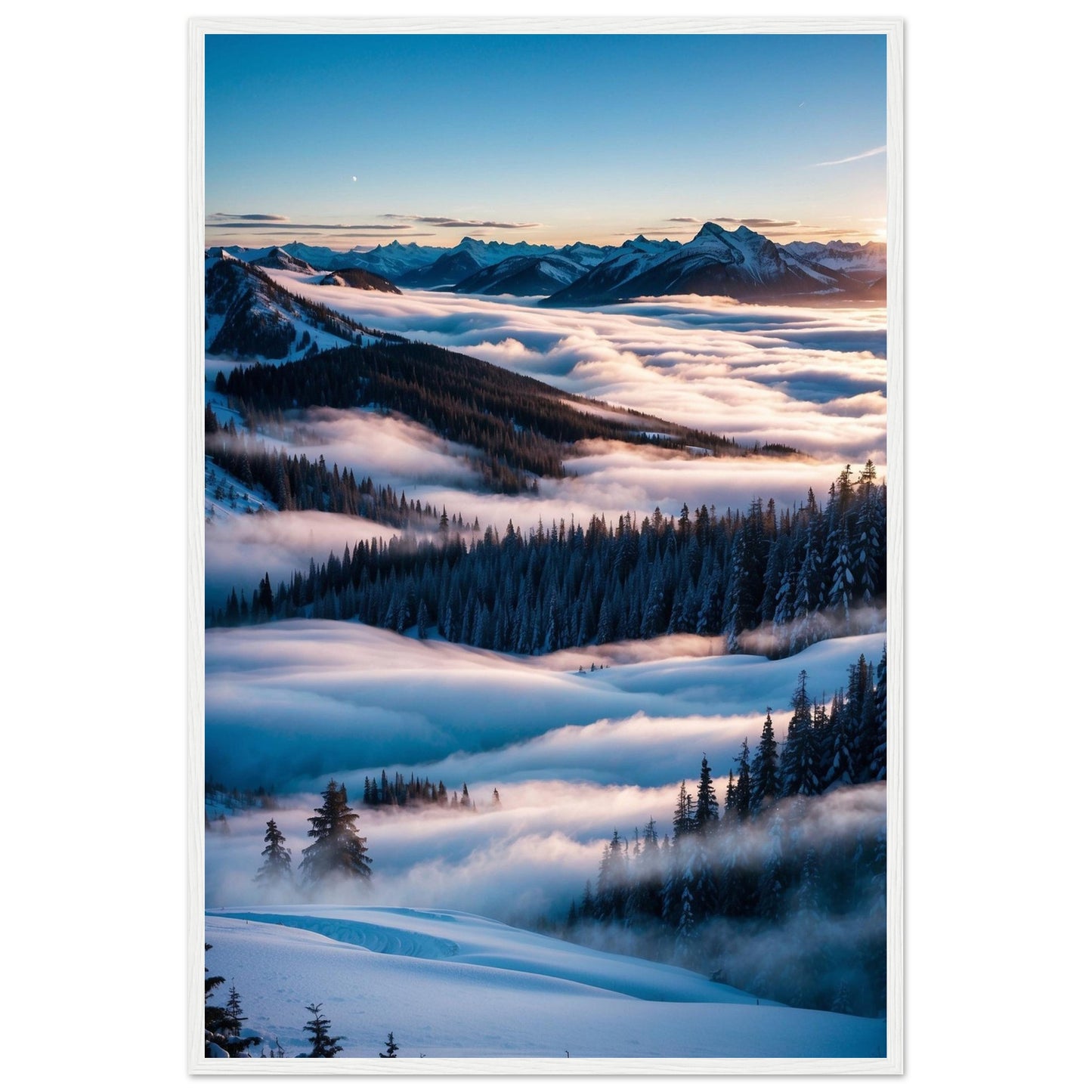 Premium Matte Paper Wooden Framed Poster