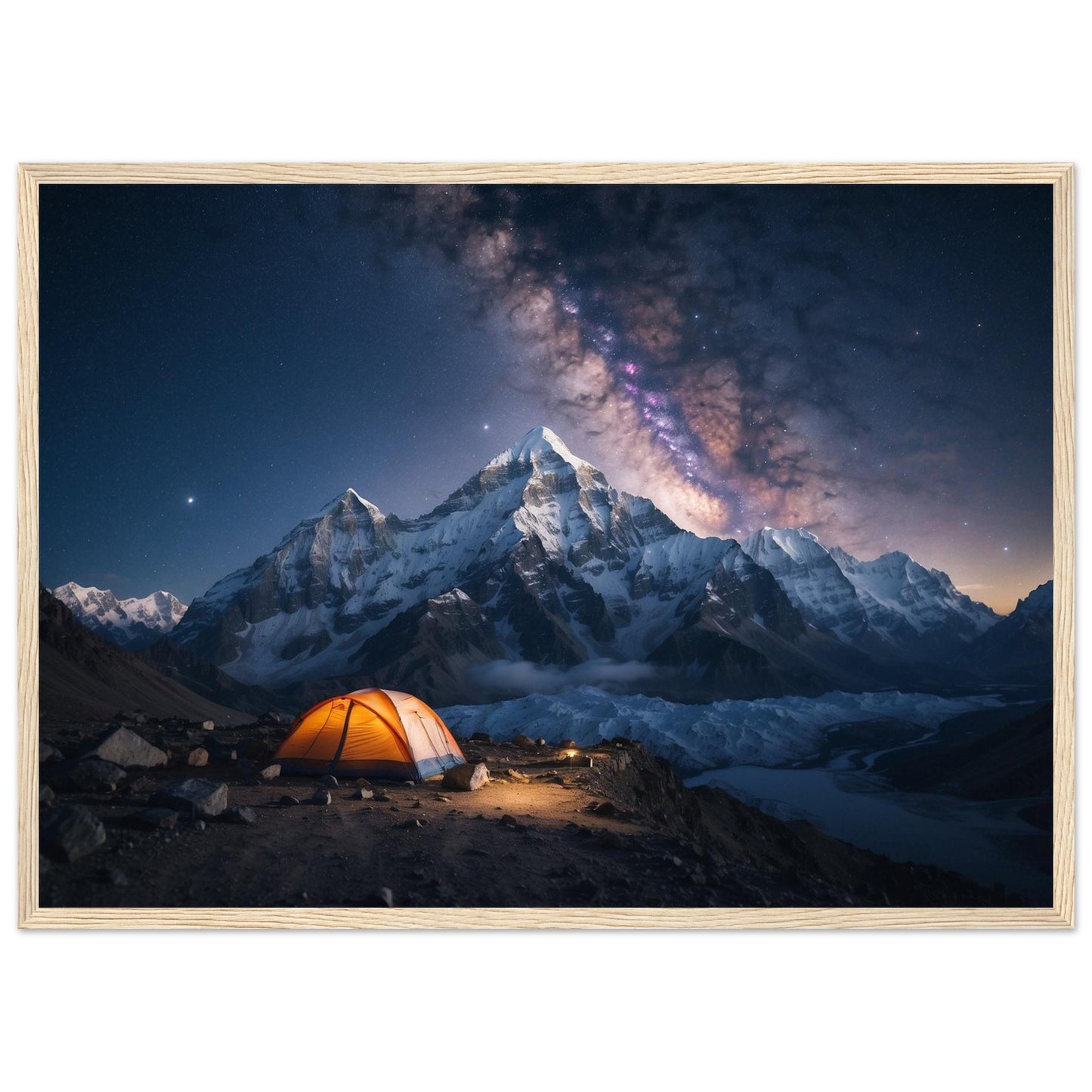 Premium Matte Paper Wooden Framed Poster