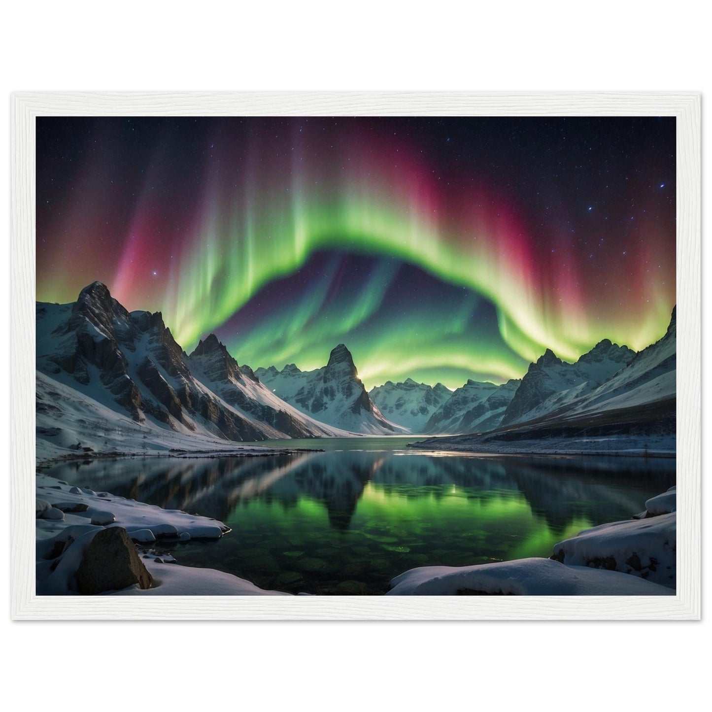 Premium Matte Paper Wooden Framed Poster