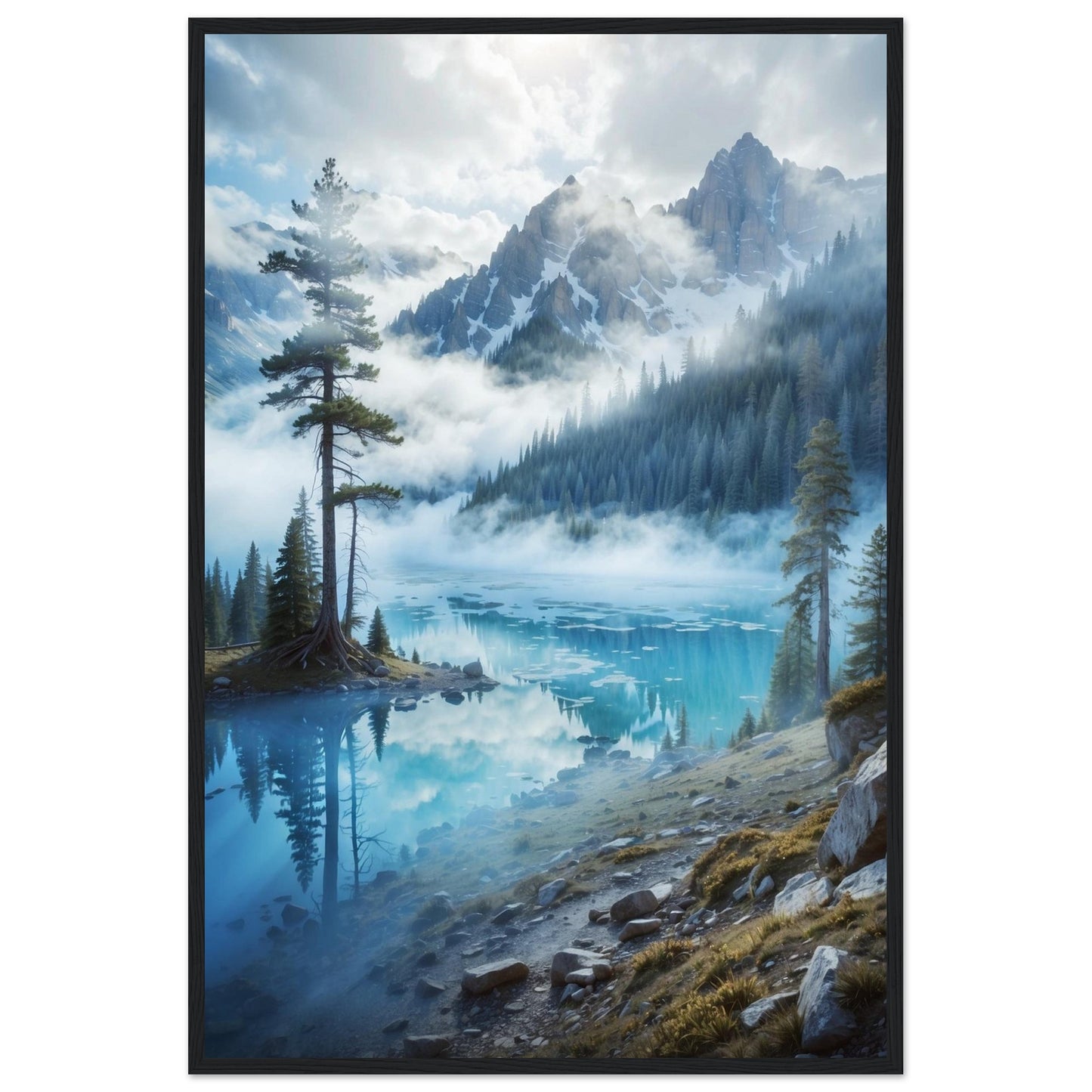 Premium Matte Paper Wooden Framed Poster