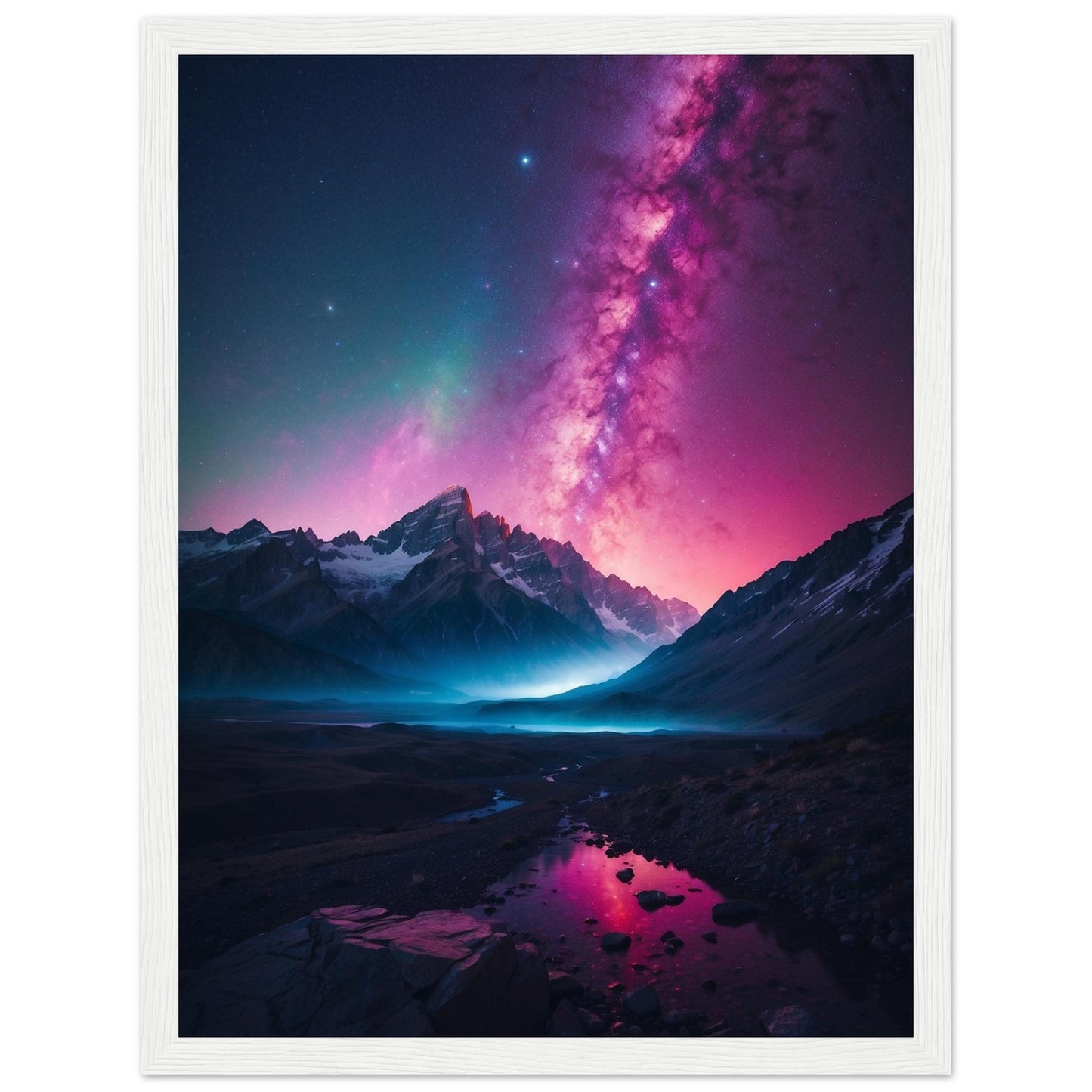 Premium Matte Paper Wooden Framed Poster