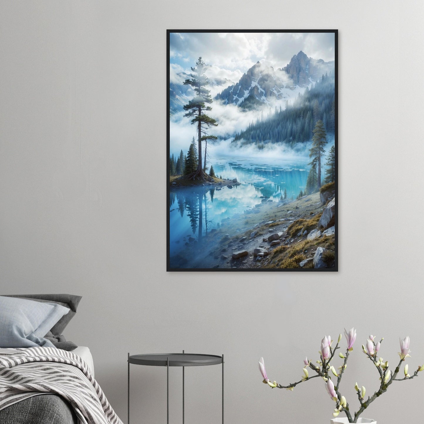 Premium Matte Paper Wooden Framed Poster