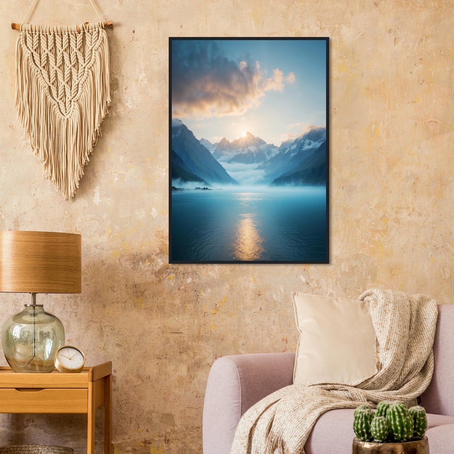 Premium Matte Paper Wooden Framed Poster