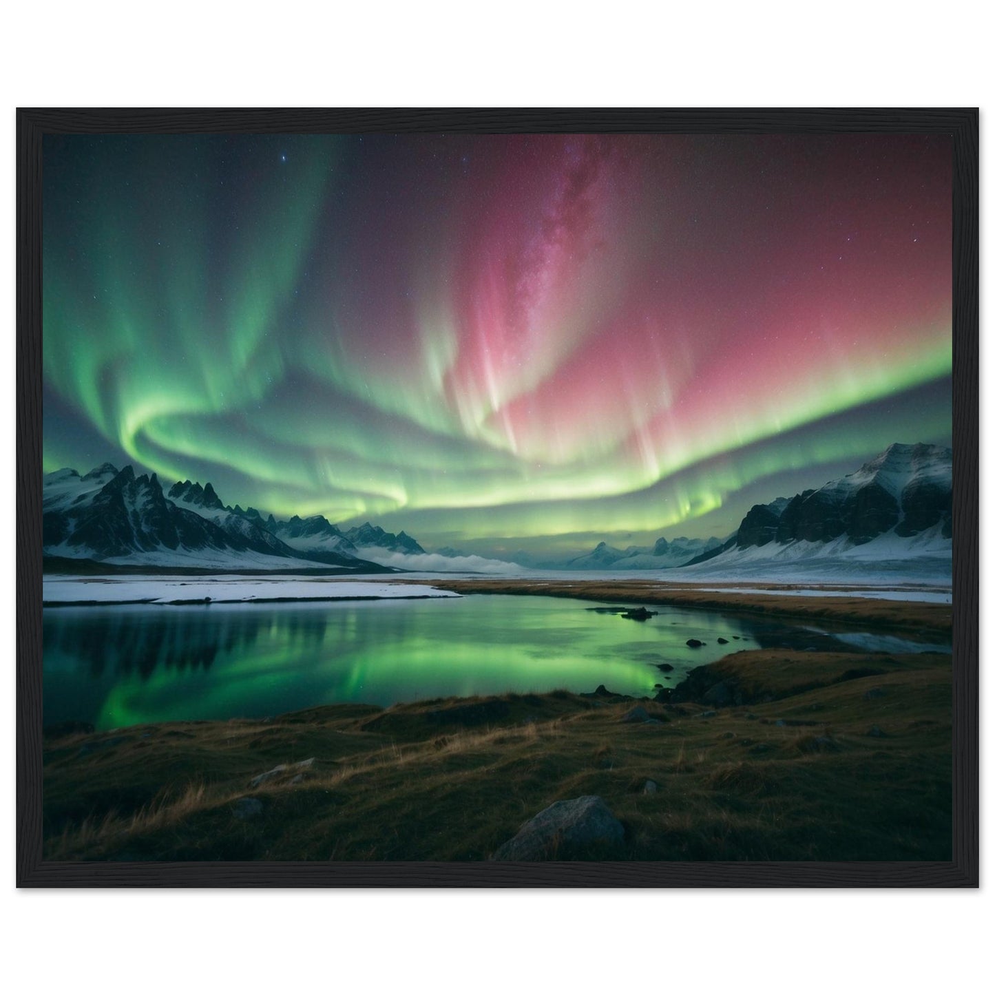 Premium Matte Paper Wooden Framed Poster