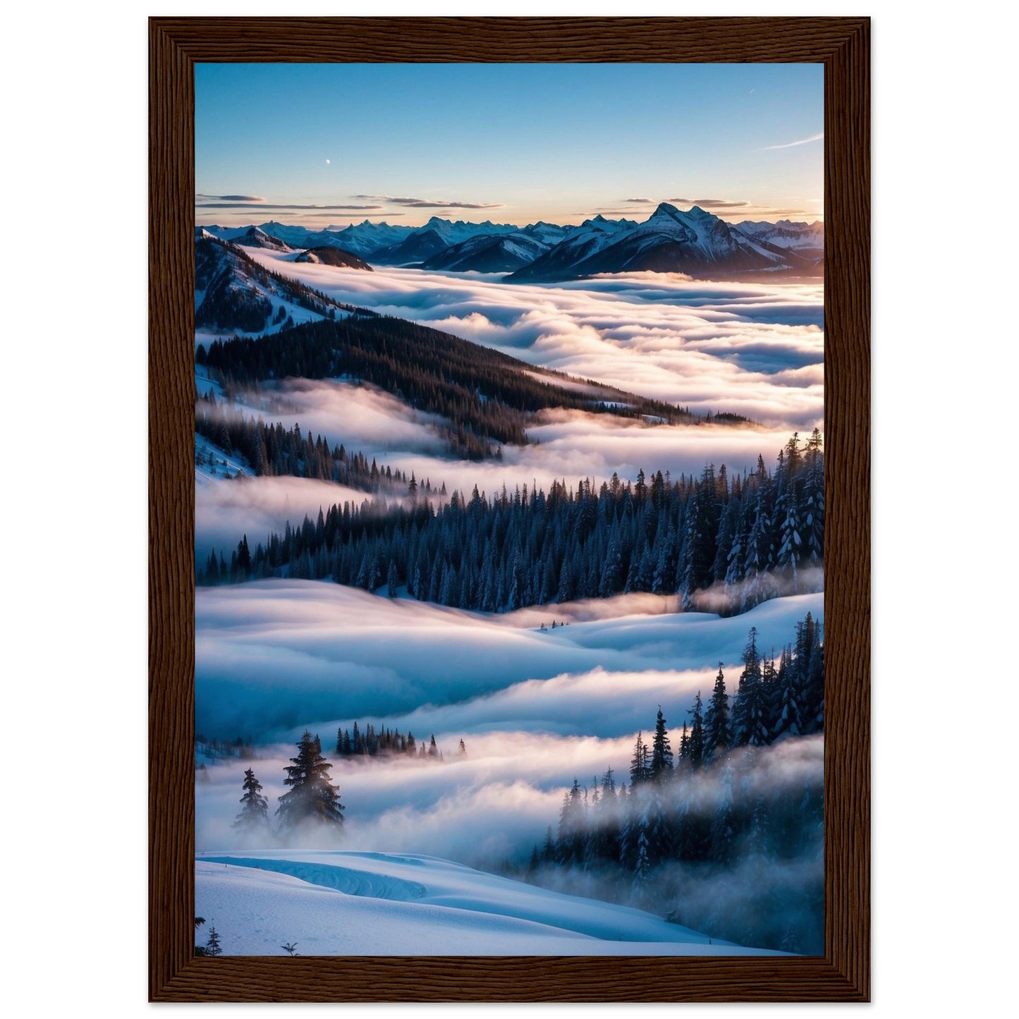 Premium Matte Paper Wooden Framed Poster