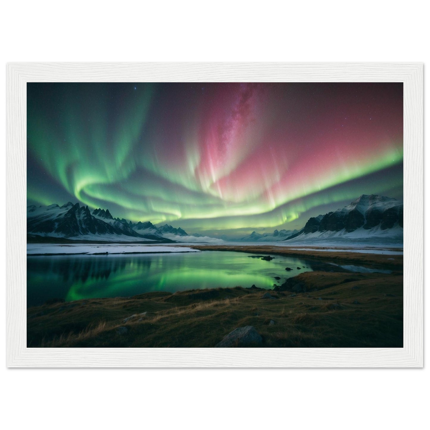 Premium Matte Paper Wooden Framed Poster