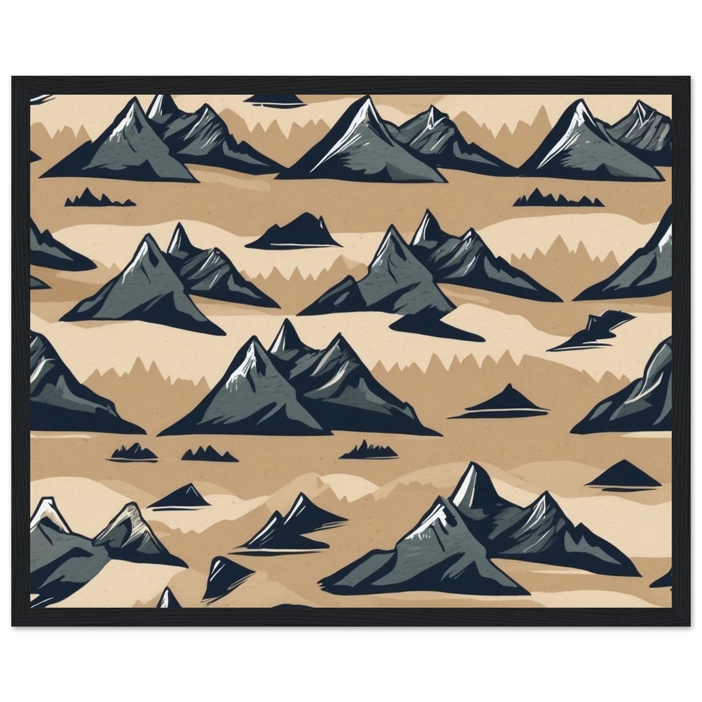 Premium Matte Paper Wooden Framed Poster