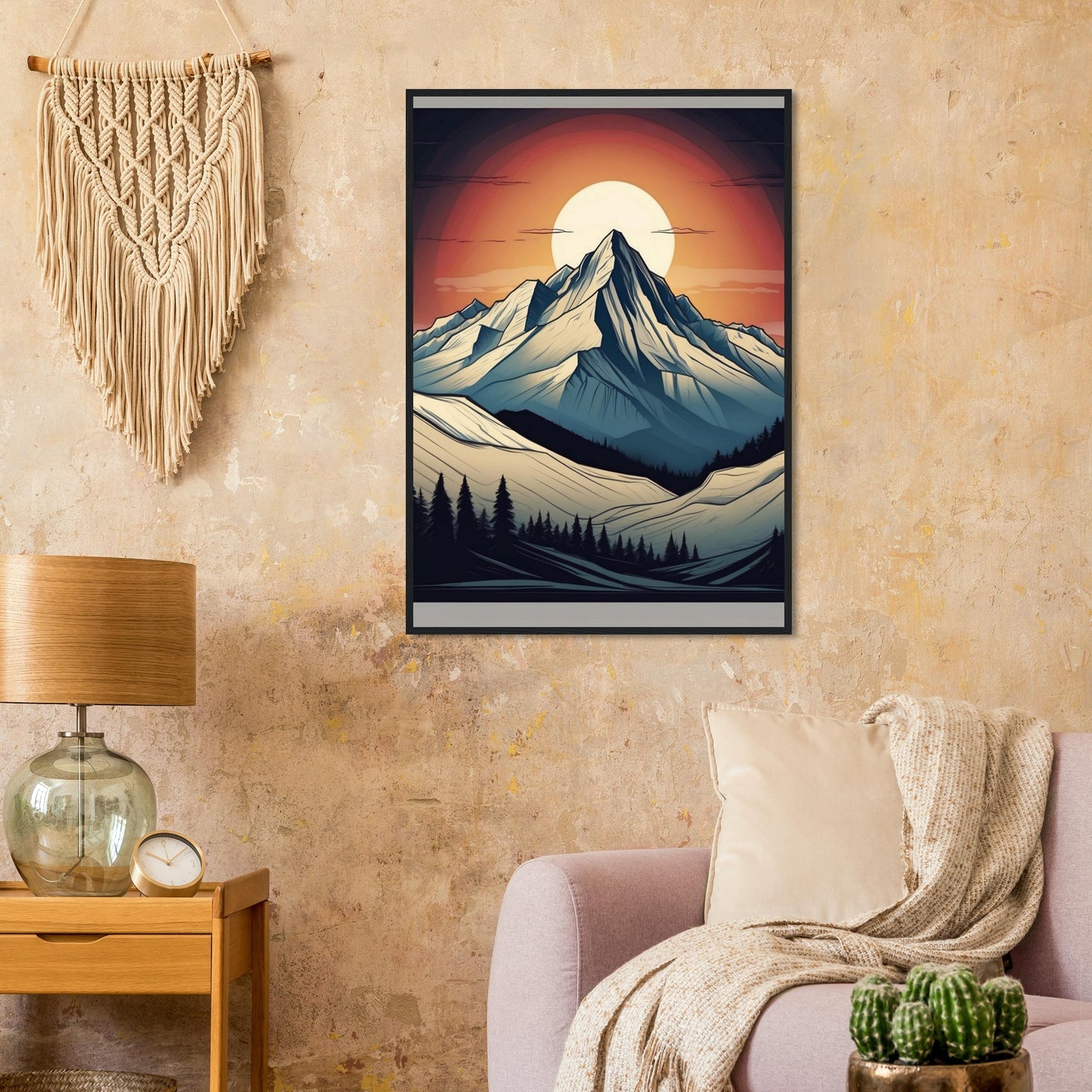 Premium Matte Paper Wooden Framed Poster
