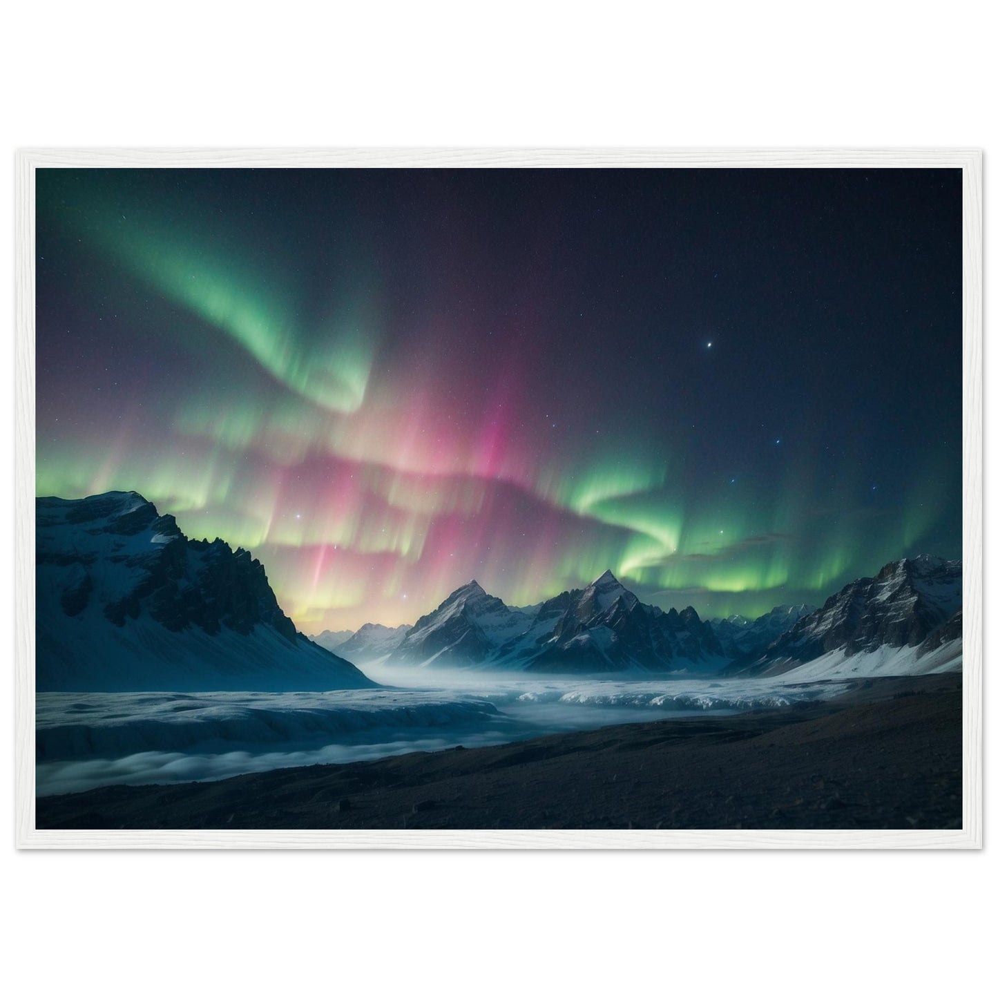 Premium Matte Paper Wooden Framed Poster