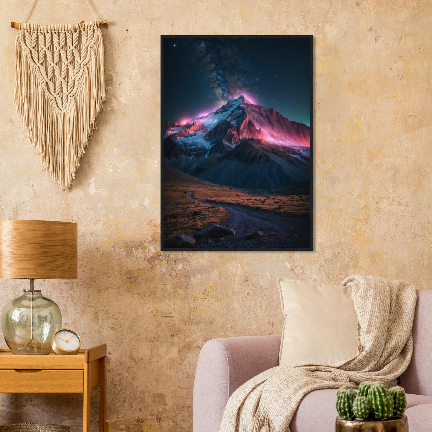 Premium Matte Paper Wooden Framed Poster
