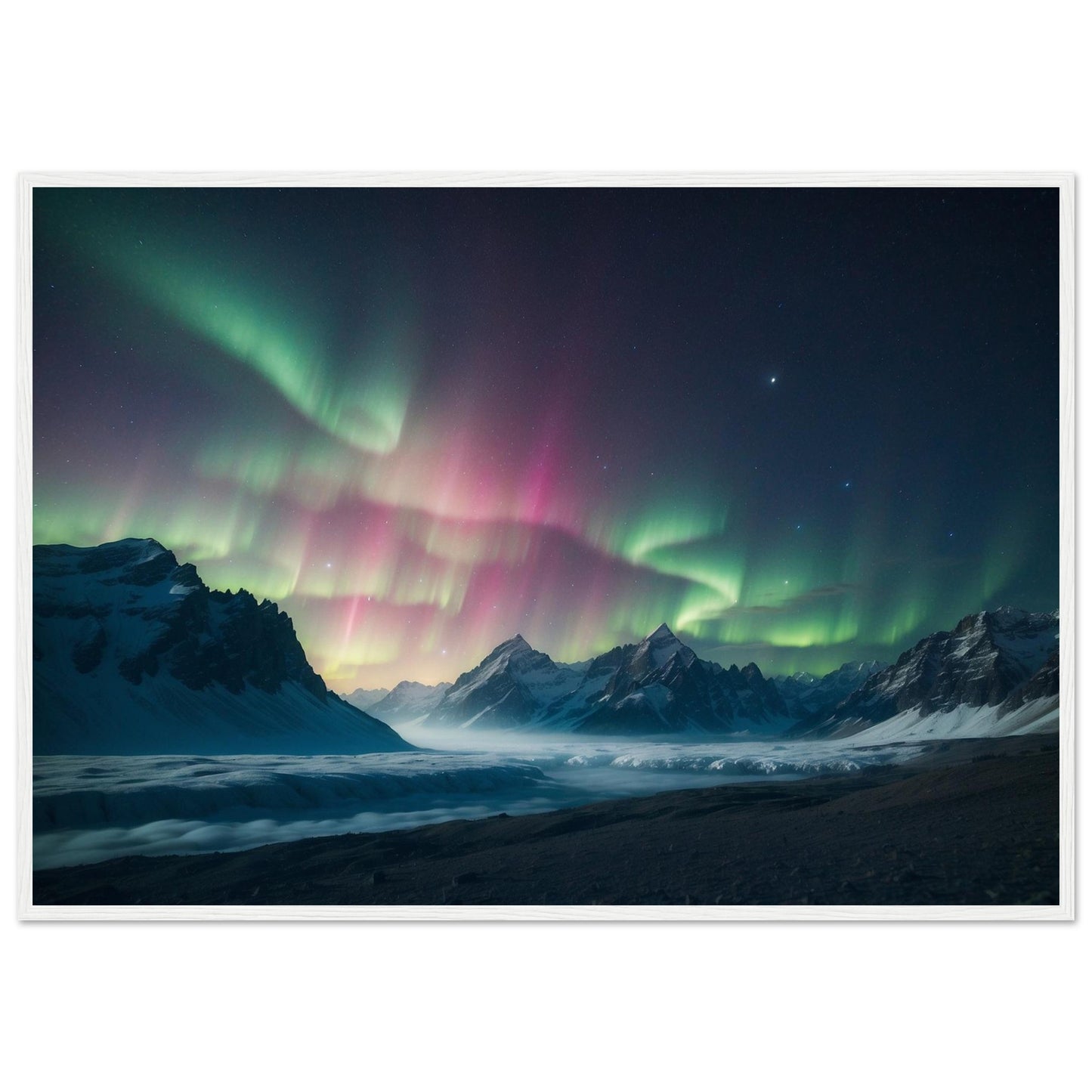 Premium Matte Paper Wooden Framed Poster