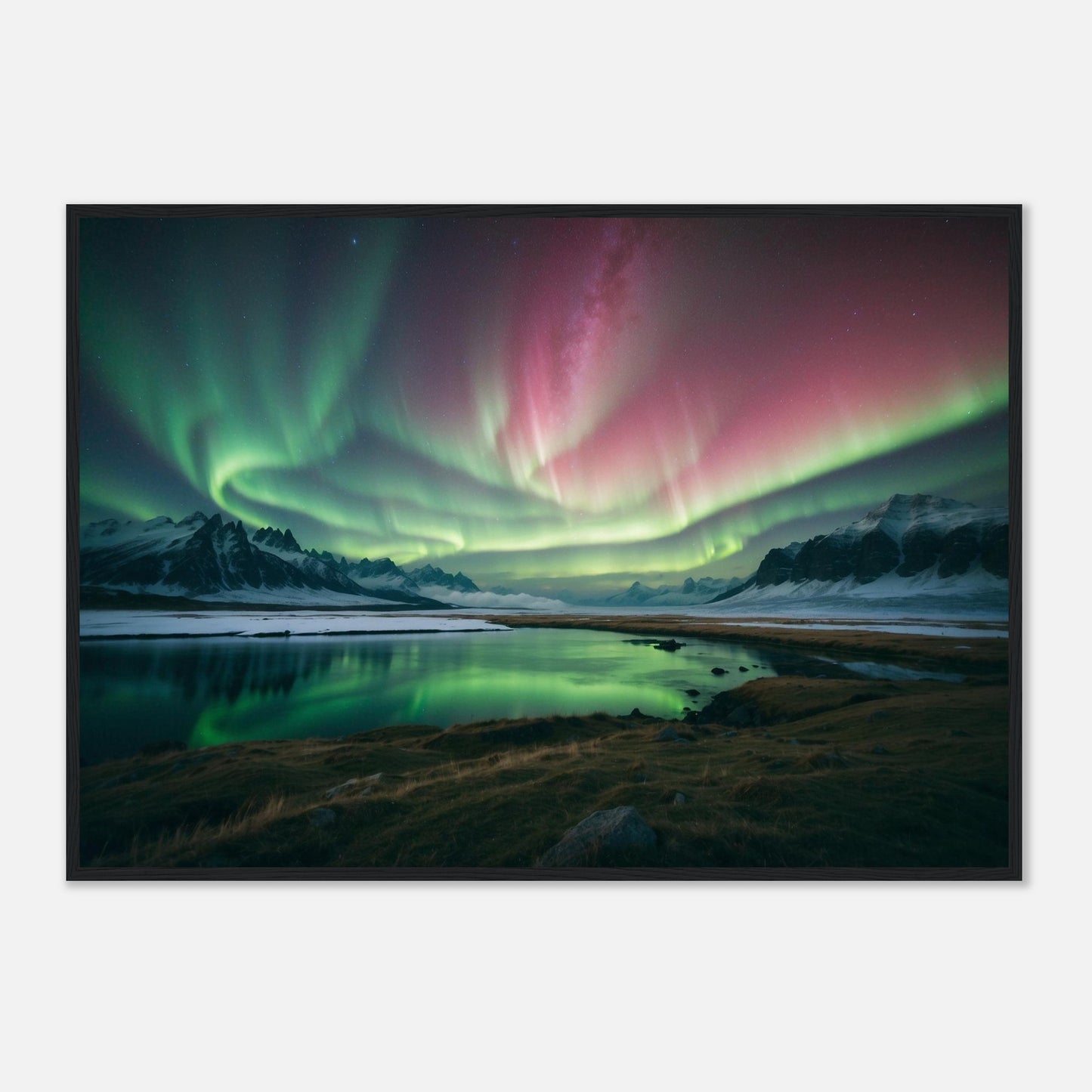 Premium Matte Paper Wooden Framed Poster