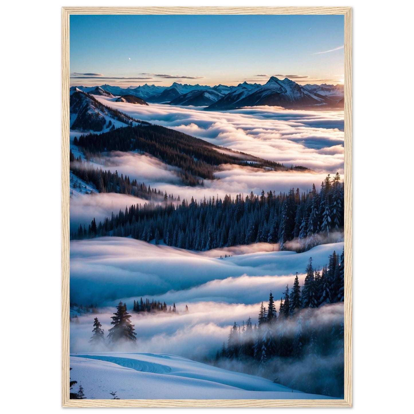Premium Matte Paper Wooden Framed Poster