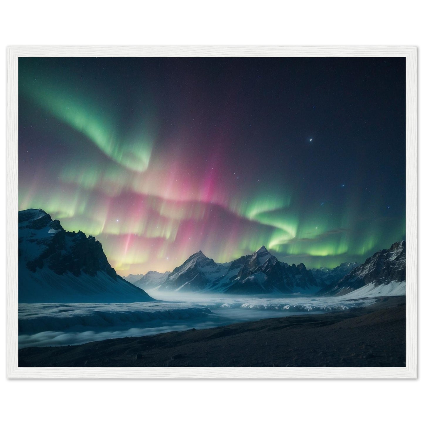 Premium Matte Paper Wooden Framed Poster