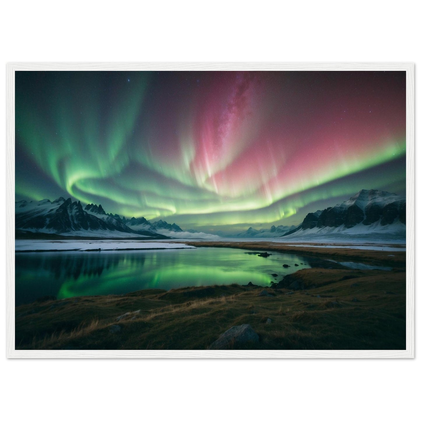 Premium Matte Paper Wooden Framed Poster