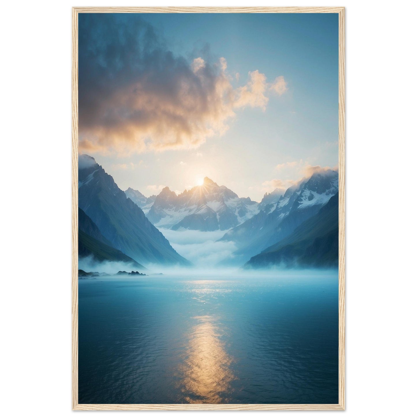 Premium Matte Paper Wooden Framed Poster