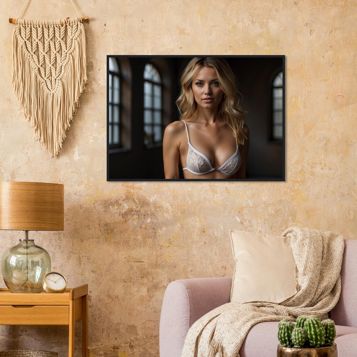Premium Matte Paper Wooden Framed Poster