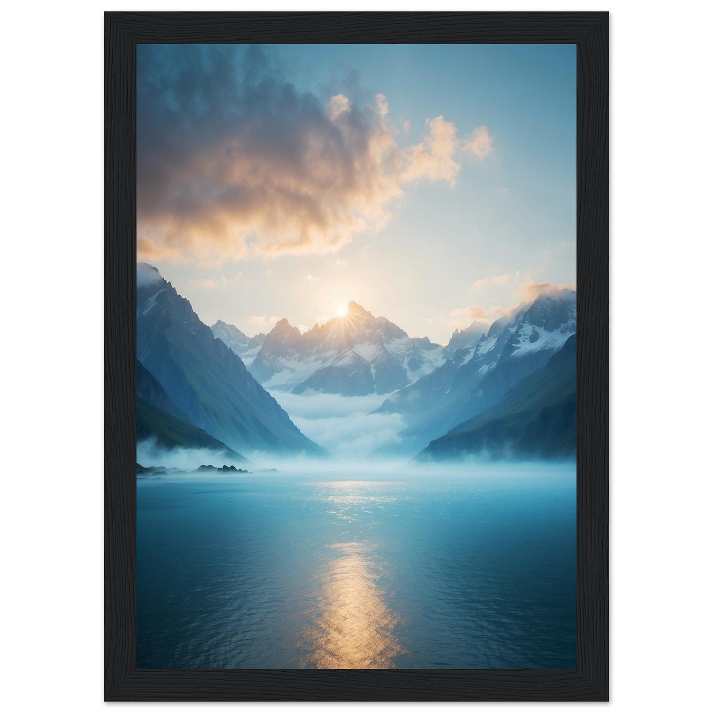 Premium Matte Paper Wooden Framed Poster