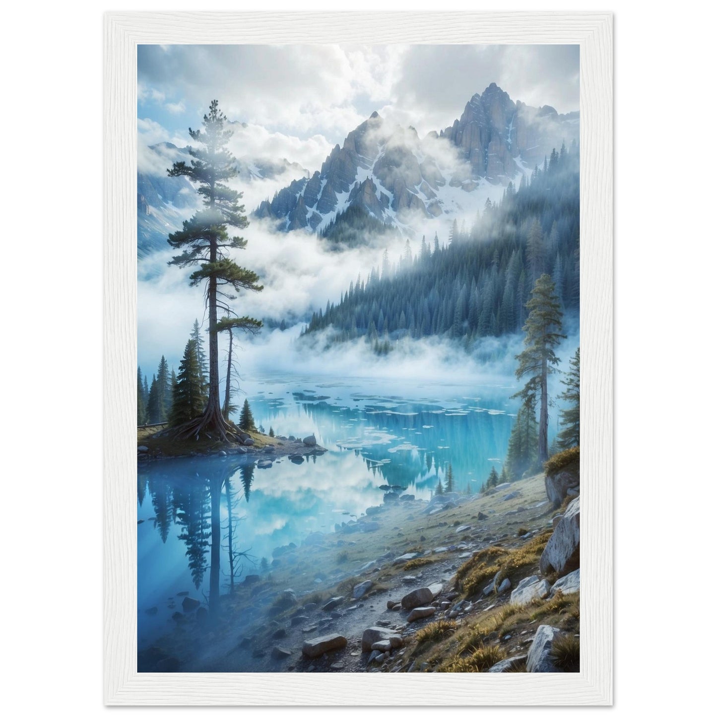 Premium Matte Paper Wooden Framed Poster