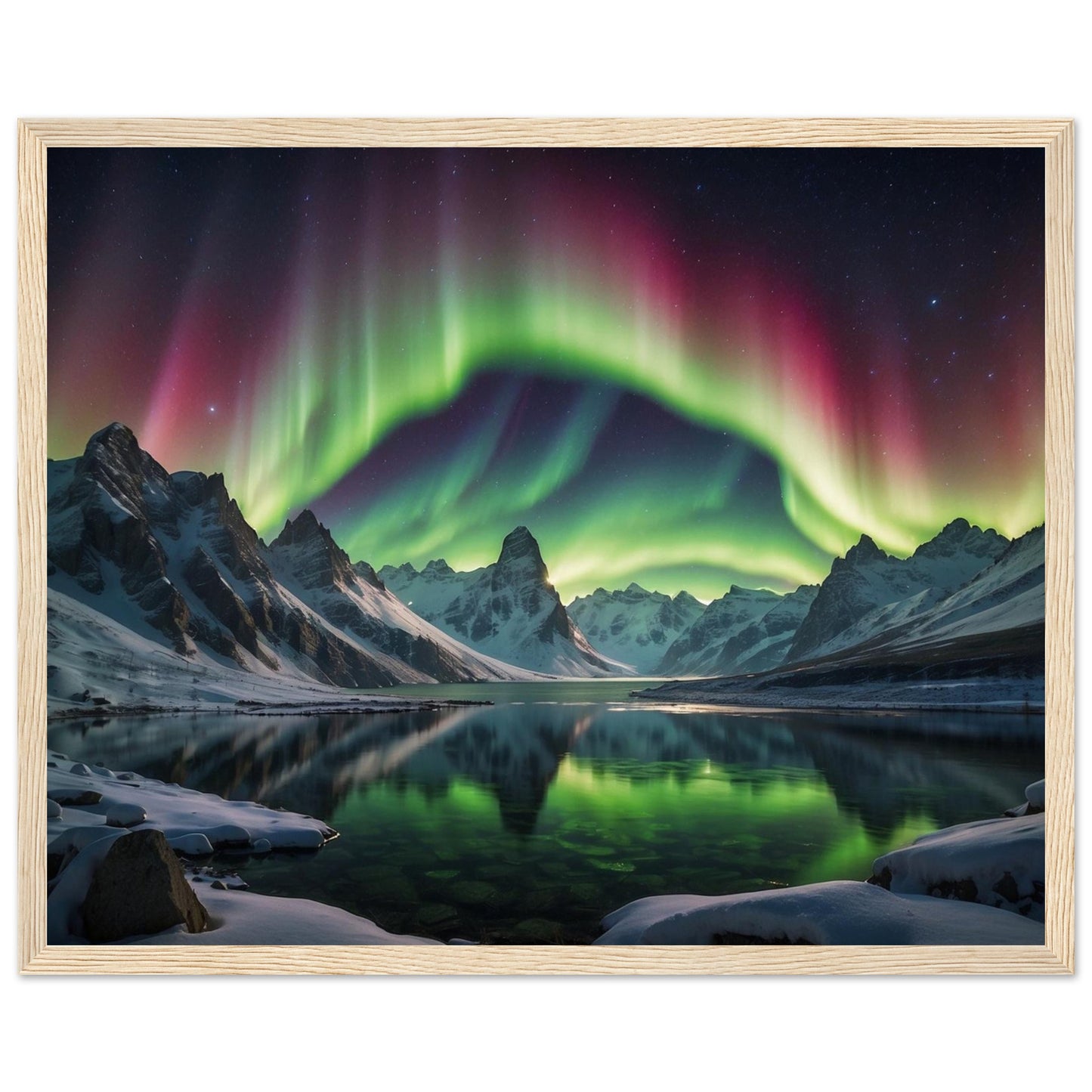 Premium Matte Paper Wooden Framed Poster